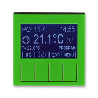 termostat programovatelný LEVIT 3292H-A10301 67 zelená/kouřová černá